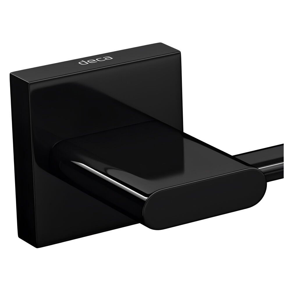 Porta Toalha Barra 20cm Polo Black Noir Deca