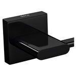 Porta Toalha Barra 20cm Polo Black Noir Deca