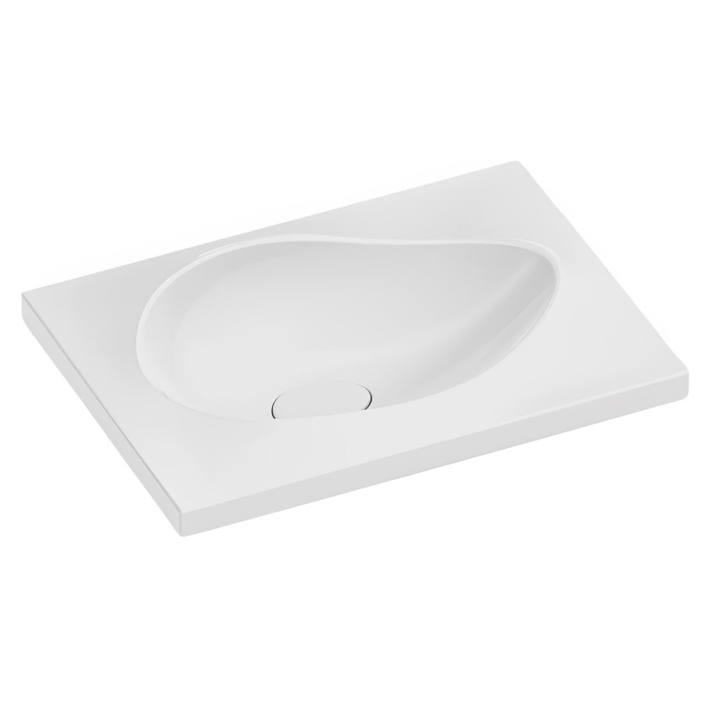 Cuba de Sobrepor Ruy Ohtake Branco 62,0x45,0cm Roca