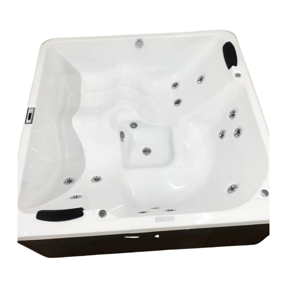 Spa Quadrado Miami 13 Jatos 175x175cm Branco Bivolt Aquaplas