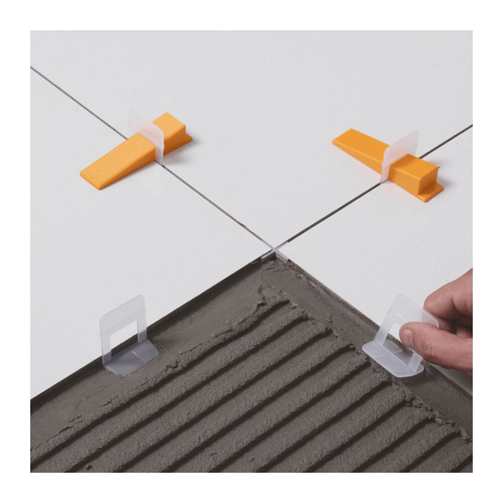 Espaçador para Nivelamento com 500 Peças 2mm Branco Cortag