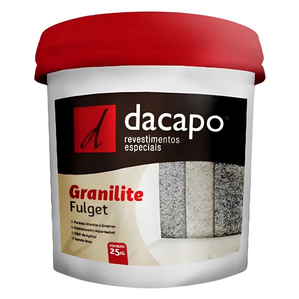 Balde Granilite Fulget Parede 25Kg Dacapo