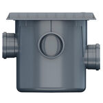 Caixa de Areia para Esgoto 100mm Cinza Tigre