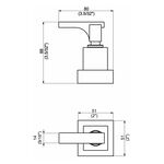Acabamento Registro Base Deca 1/2" e 3/4" e 1" (Pequeno) Premier Perflex