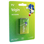 Bateria Alcalina 9V Elgin