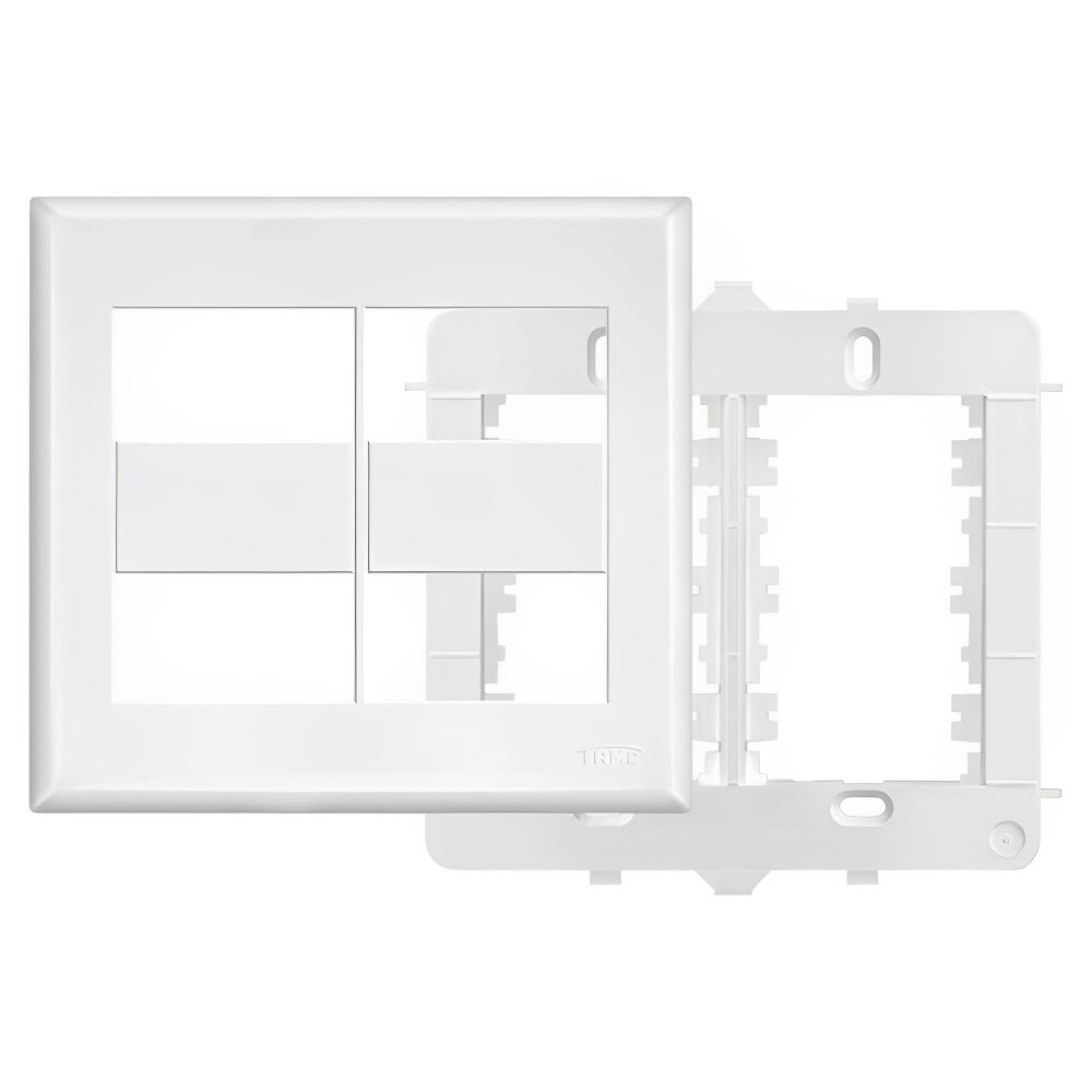Placa 4x4 com Suporte 4 Módulos Horizontais Distanciados Evidence 2892 Fame