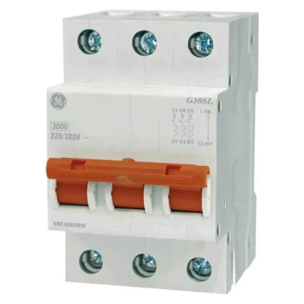 Disjuntor Tripolar Din Curva C 3KA GE