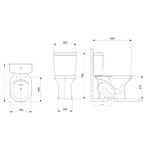 Kit Vaso Sanitário com Caixa Acoplada e Itens de Instalação Net Branco Celite
