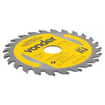 Lâmina de Serra Circular Dentes de Metal Duro/Vídea 110mm x 20mm 24 Dentes Vonder