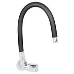 Torneira de Parede para Cozinha Color Flex 1/2" Preto/Cromado Addra