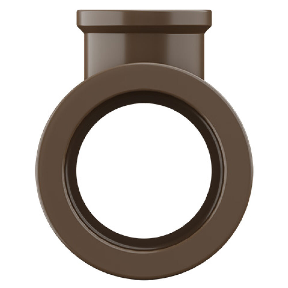 T&ecirc; de Redu&ccedil;&atilde;o Sold&aacute;vel PVC Marrom Tigre