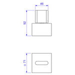 Torneira de Mesa para Lavatório Bica Baixa Link Cromado Deca