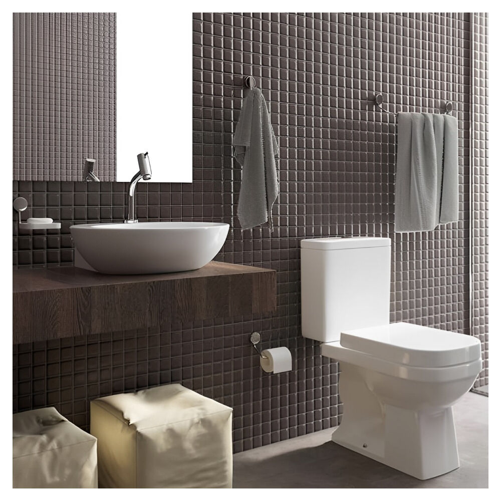 Assento Termofixo com Slow Close e Easy Clean para Bacias Piano/ Quadra Branco Deca