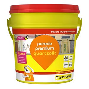 Impermeabilizante Parede Premium 18Kg Quartzolit Impermeabilizante Parede Premium 18Kg Quartzolit