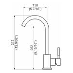 Torneira Misturador Monocomando para Banheiro New Quadra Perflex