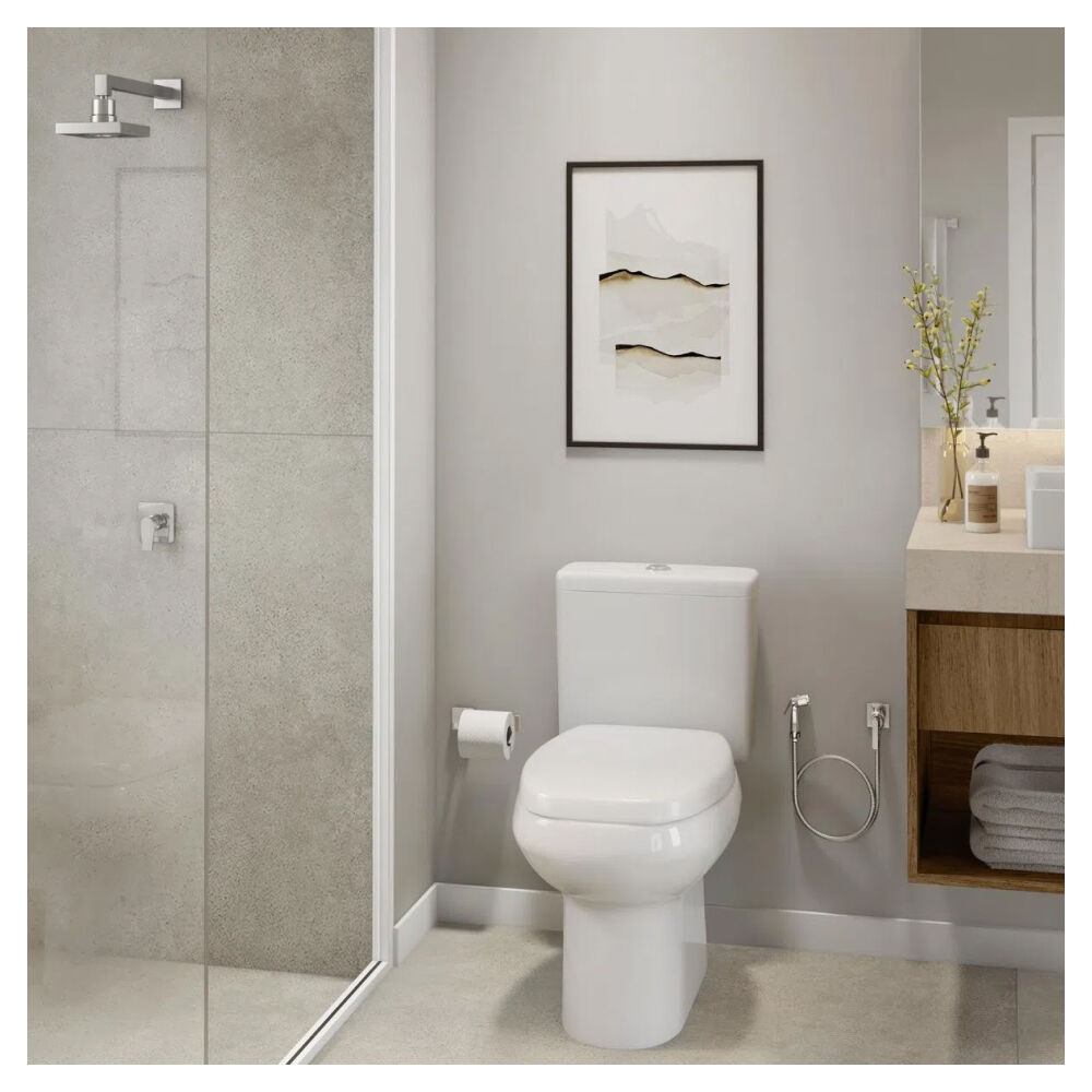 Kit Vaso Sanitário com Caixa Acoplada Monte Carlo Deca