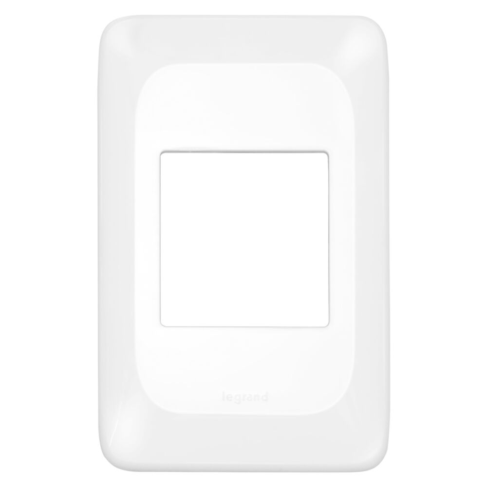 Placa para Interruptor 2 Módulos Pop 4x2 Branca Legrand