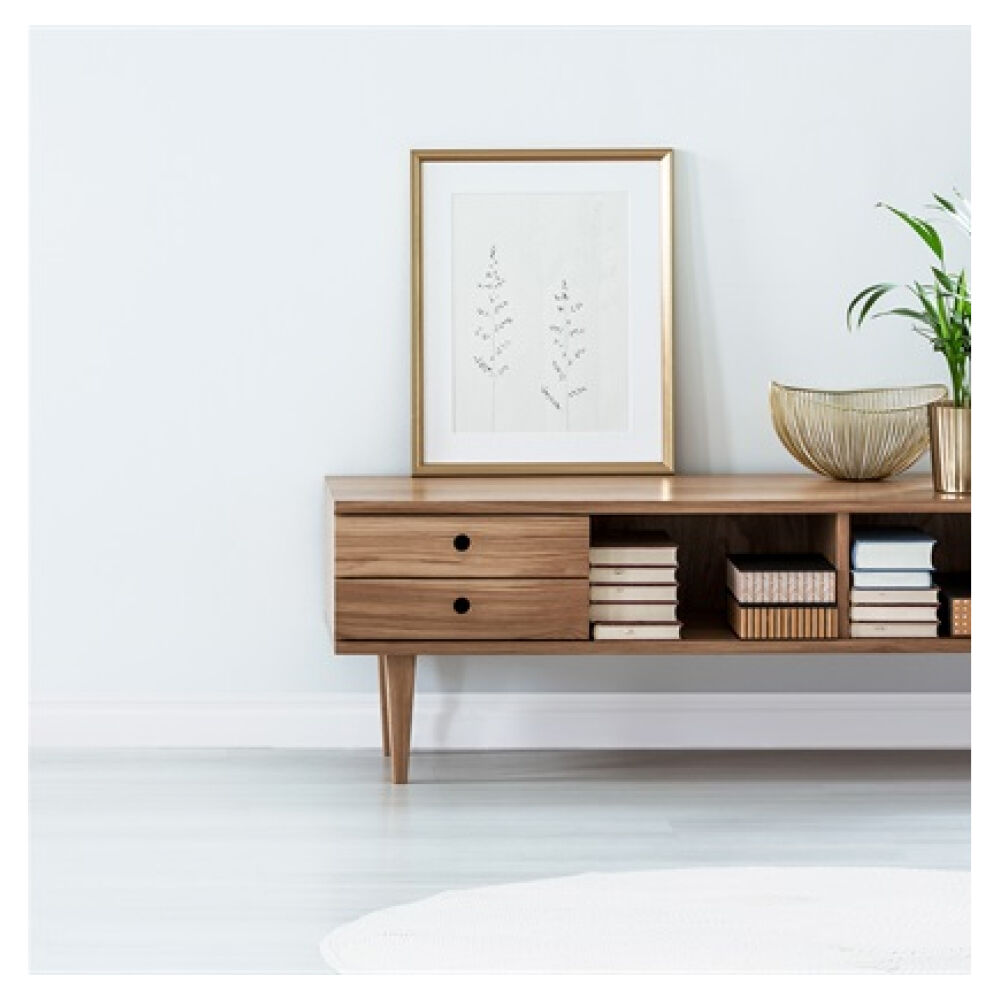 Rodapé com Friso Moderna 10 x 240cm Branco Santa Luzia