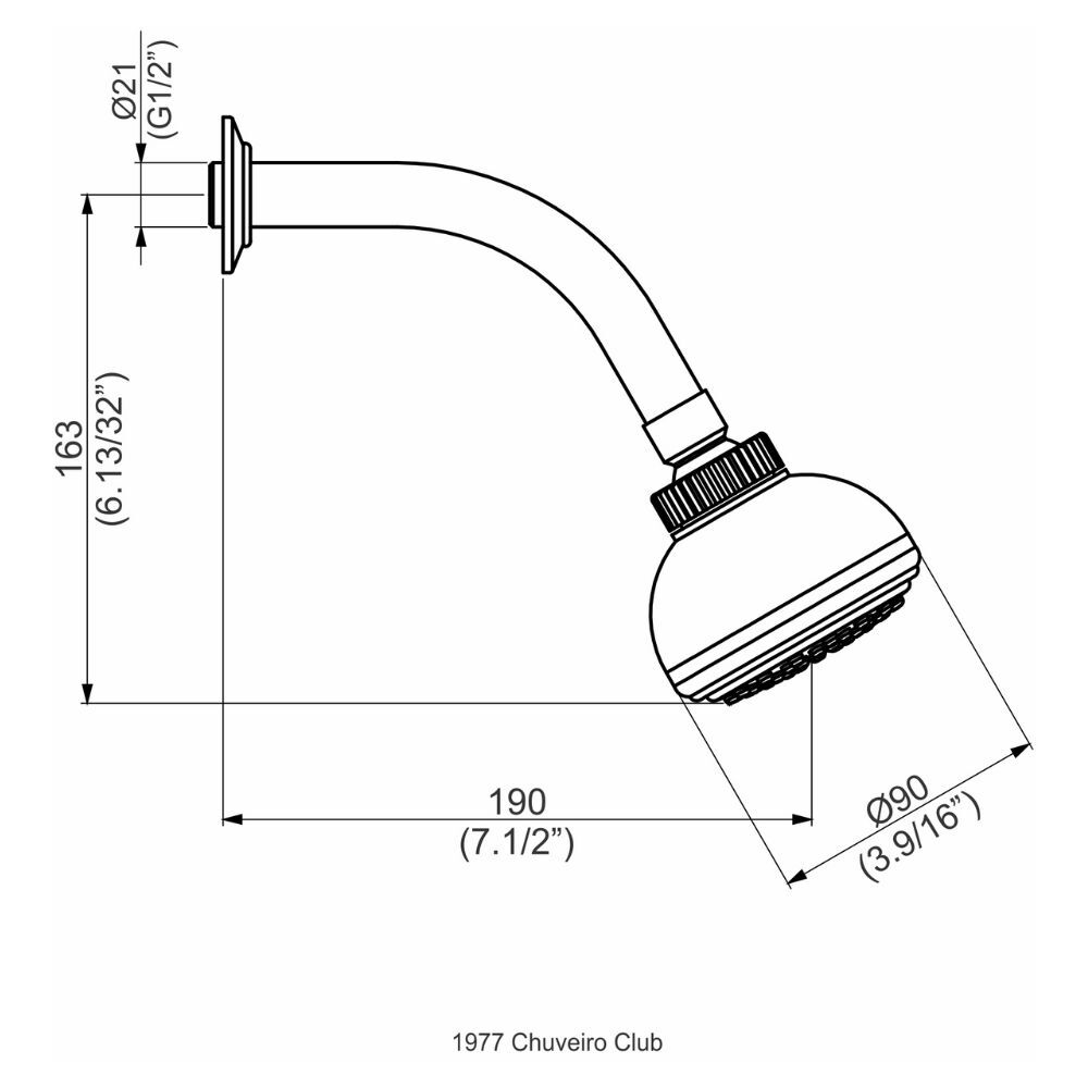 Chuveiro Ducha Club Perflex