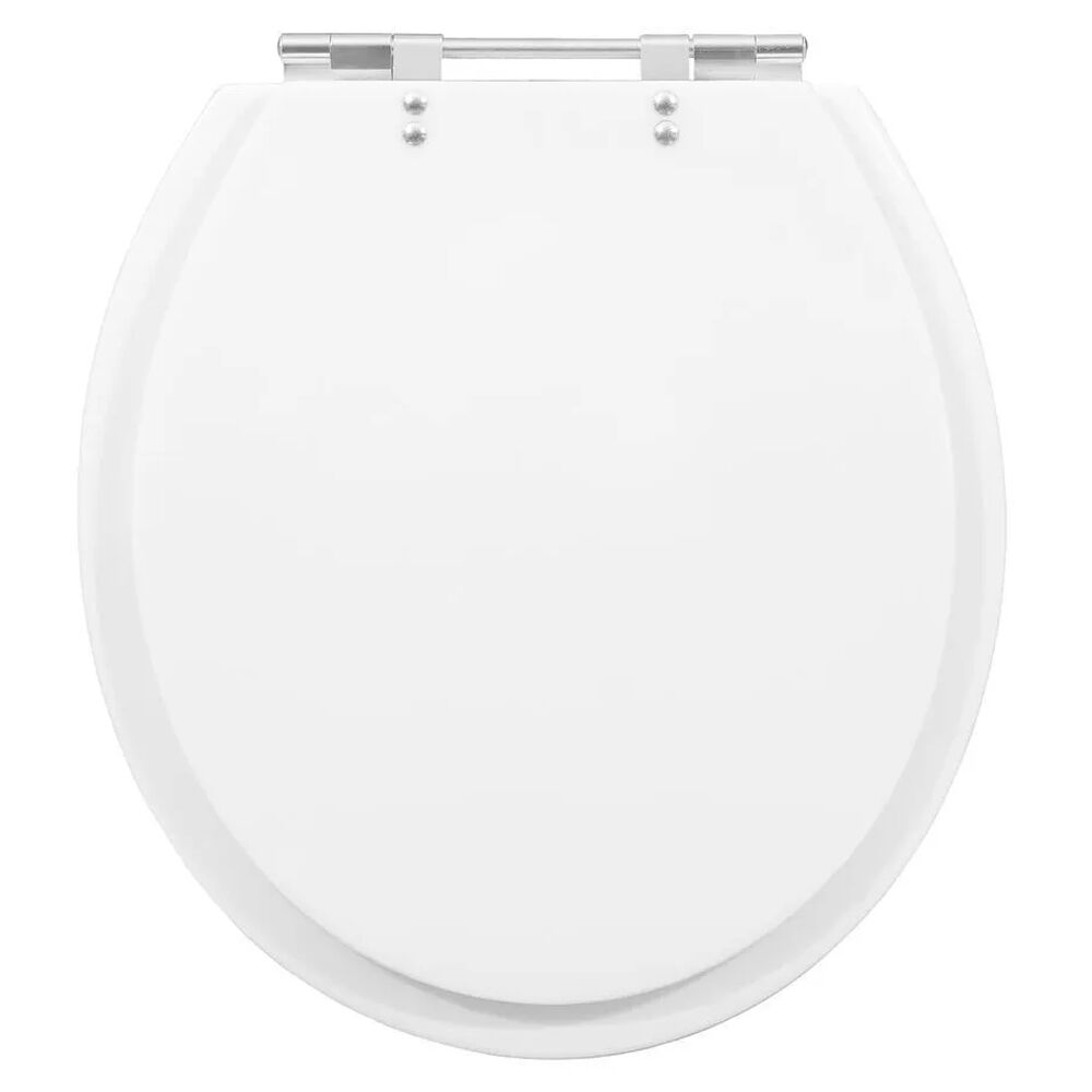 Assento Sanitário Convencional Poliester Slim Branco Hidrofama