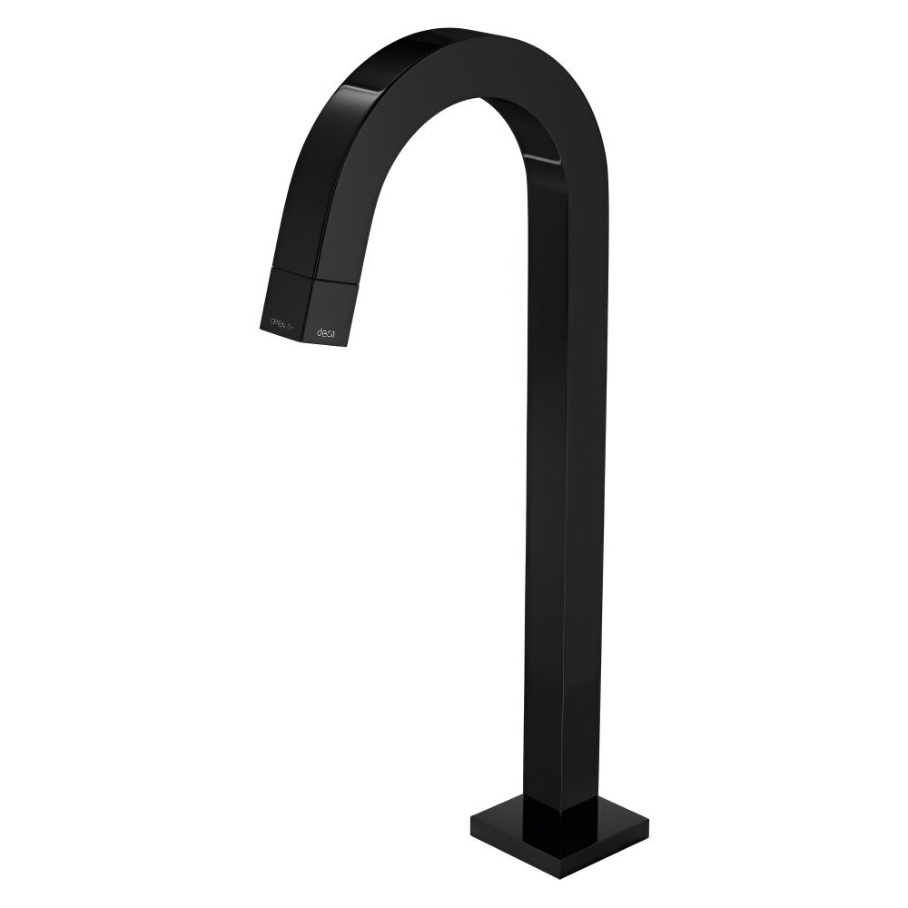 Torneira de Mesa para Lavatório Bica Alta Tube Black Noir Deca