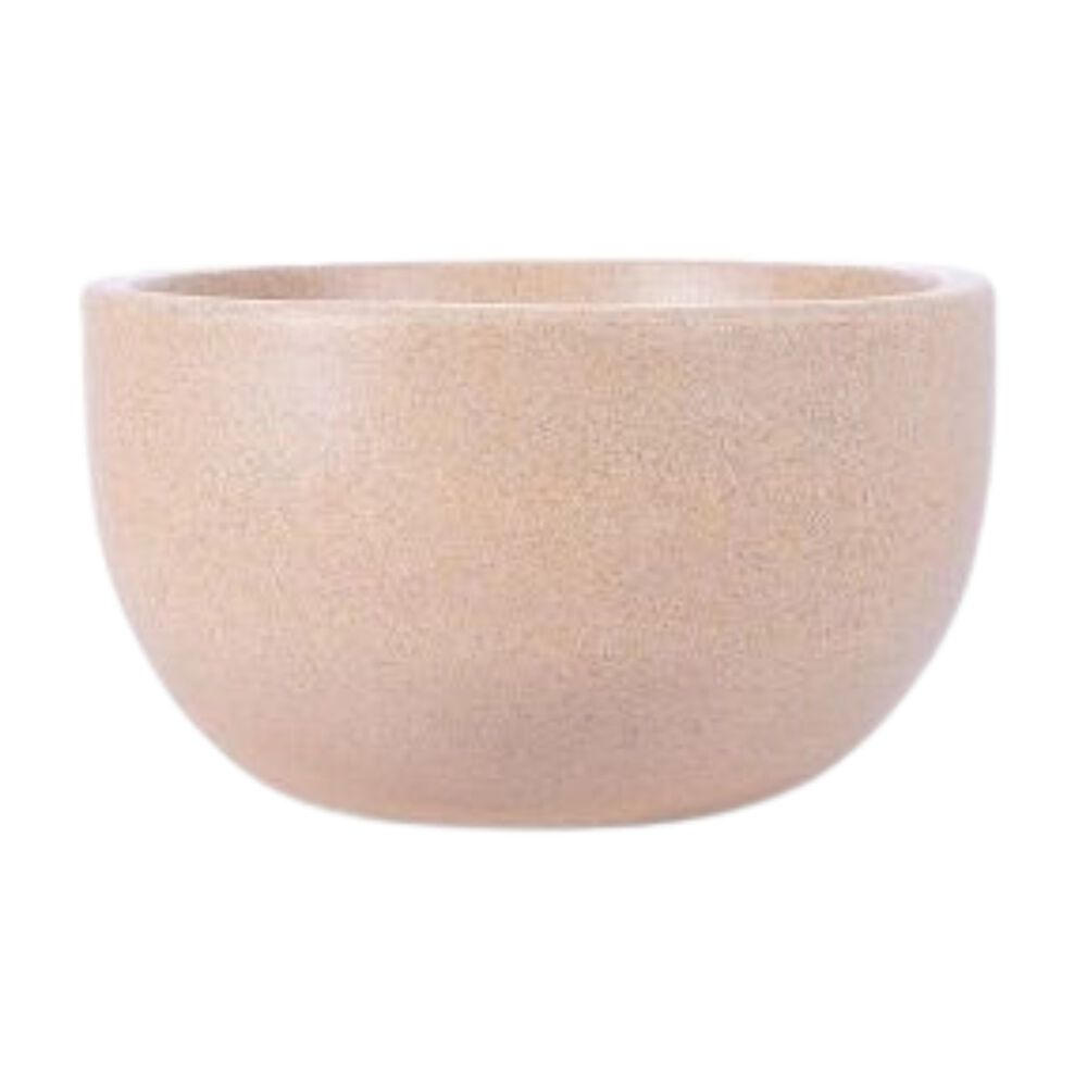 Vaso de Plantas Safira Polietileno 17cm Bege Afort