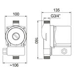Pressurizador de Água PL12 Lorenzetti