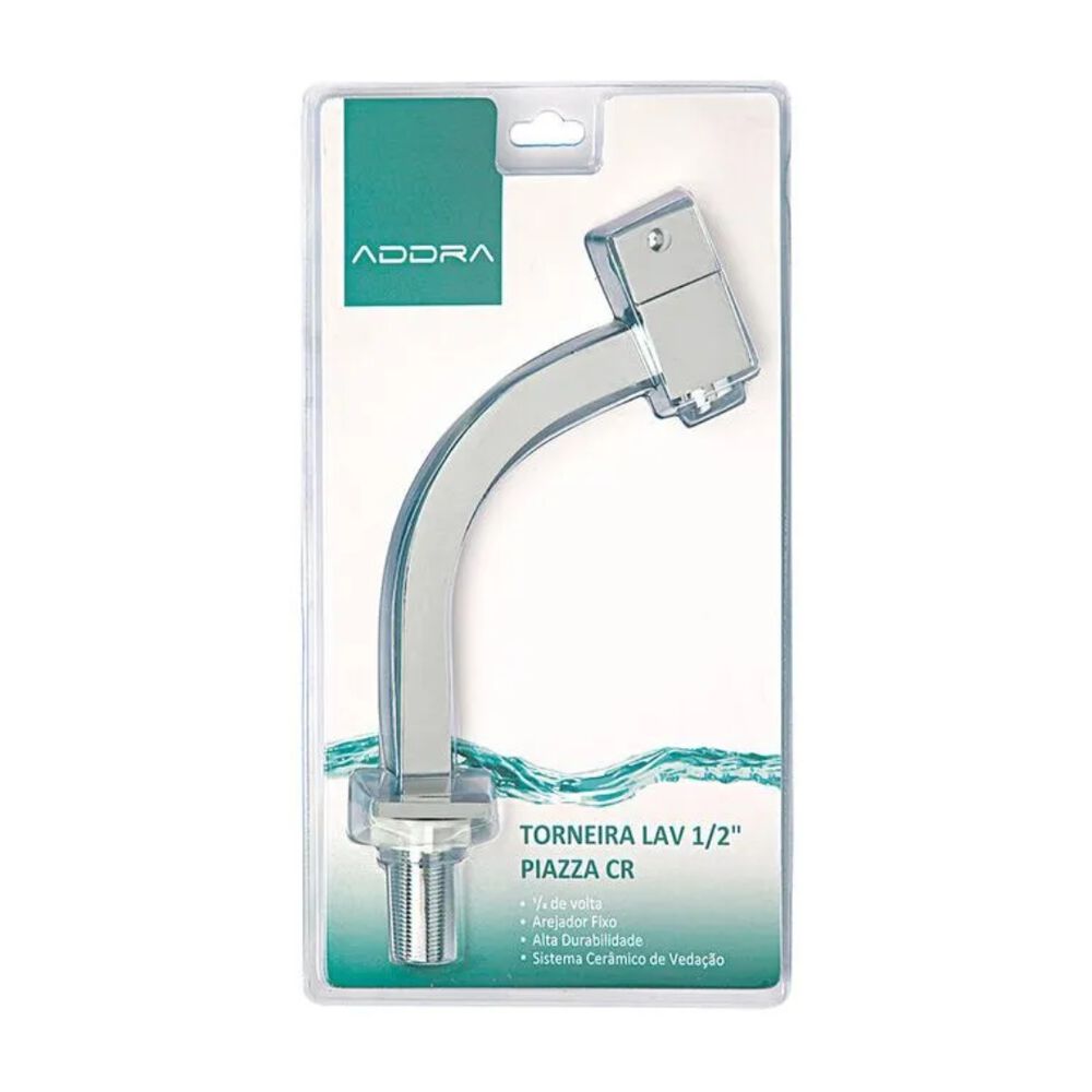 Torneira para Lavatório Piazza 1/2" Cromado Addra