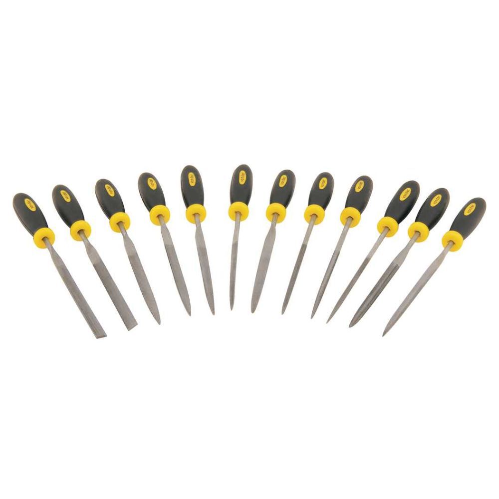 Kit de Limas Agulha com Cabo com 12 Peças Vonder