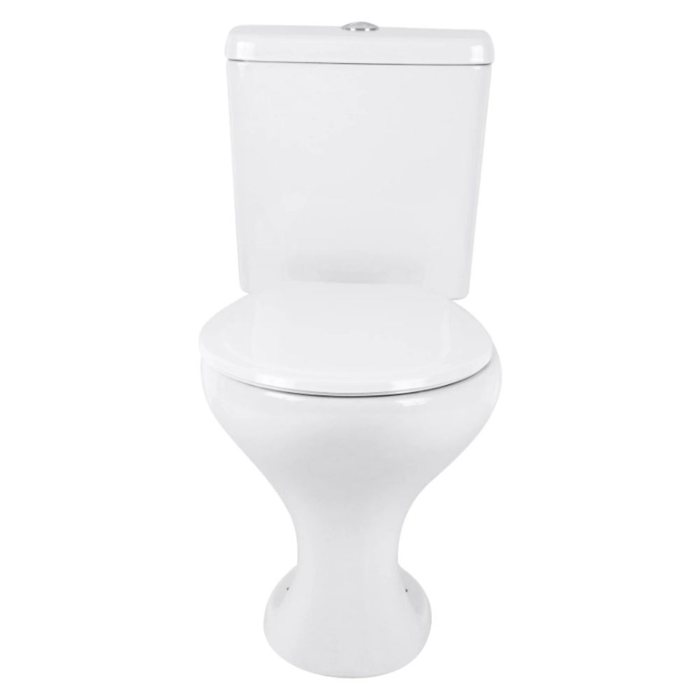 KIT Vaso Sanitário e Caixa Acoplada com Acessórios Saveiro Branco Celite