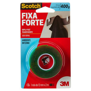 Fita Dupla Face 3M Fixa Forte Scotch Fita Dupla Face 3M Fixa Forte Scotch