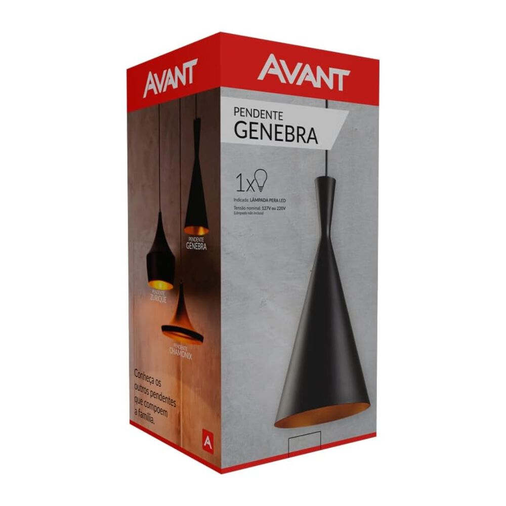 Pendente Genebra Preto Avant