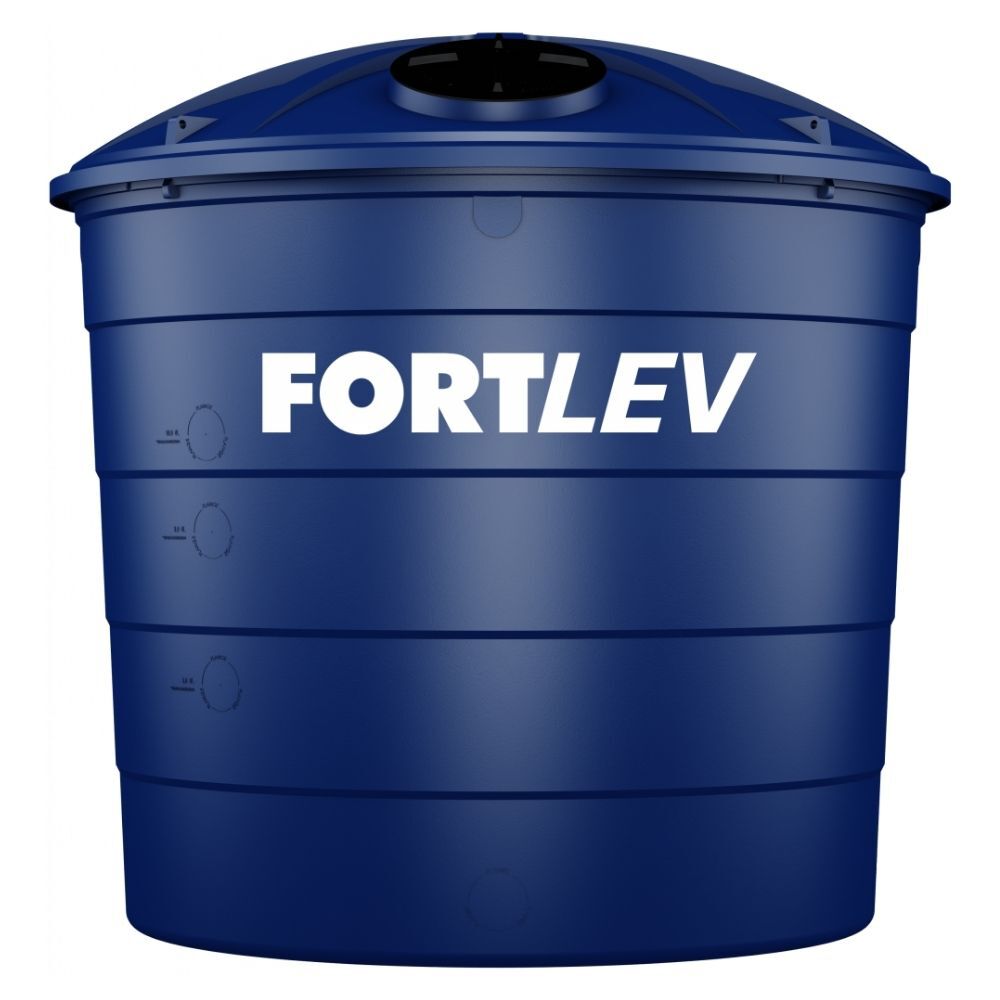 Caixa d'água 15.000L de Polietileno Azul Fortlev
