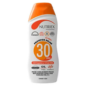 Protetor Solar Profissional FPS 30 120ml Nutriex Protetor Solar Profissional FPS 30 120ml Nutriex