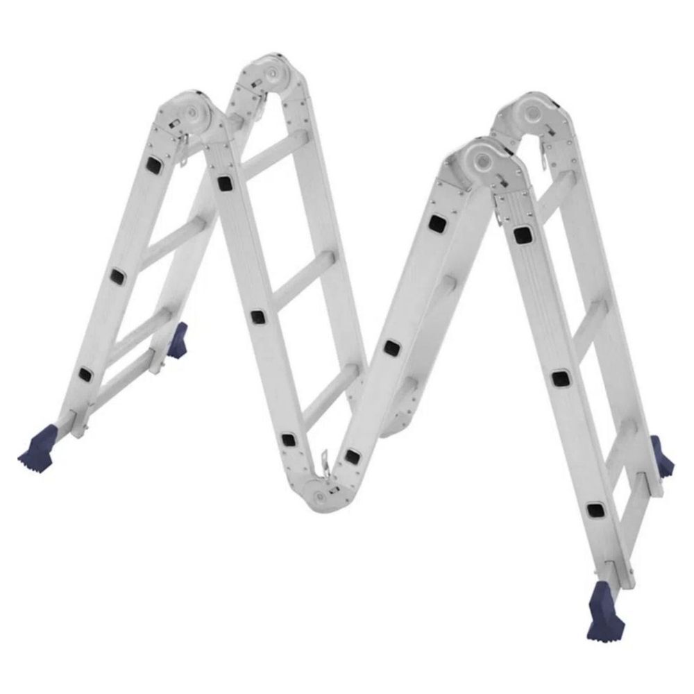 Escada Multifuncional 4x3 Alumínio 12 Degraus MOR
