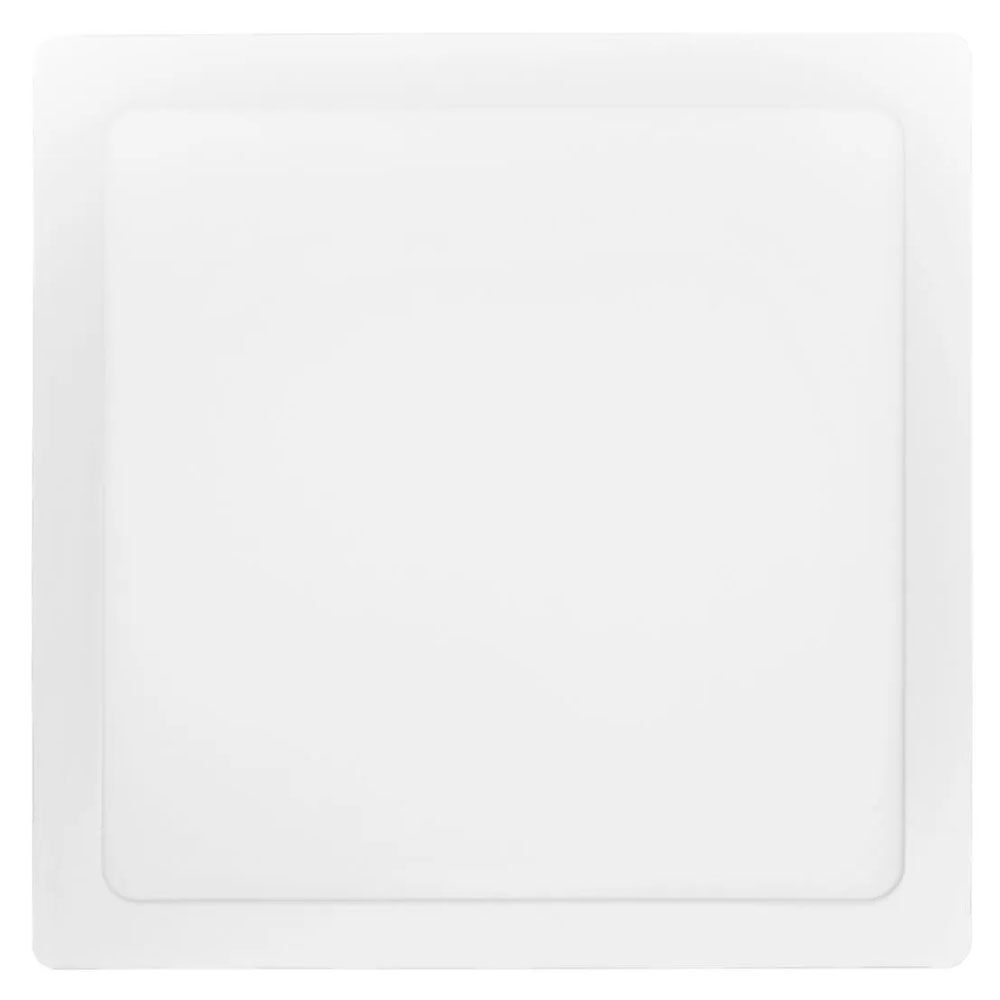 Luminária Led Slim Quadrada Sobrepor 18W 6.500K Branca Fria Bivolt Economax