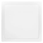 Luminária Led Slim Quadrada Sobrepor 18W 6.500K Branca Fria Bivolt Economax