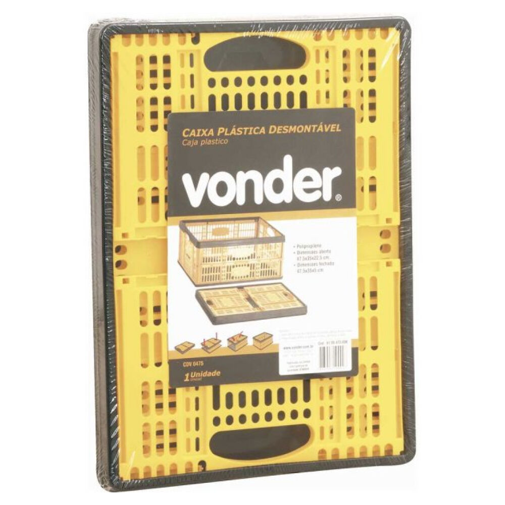 Caixa Plástica Desmontável CDV 0475 Vonder