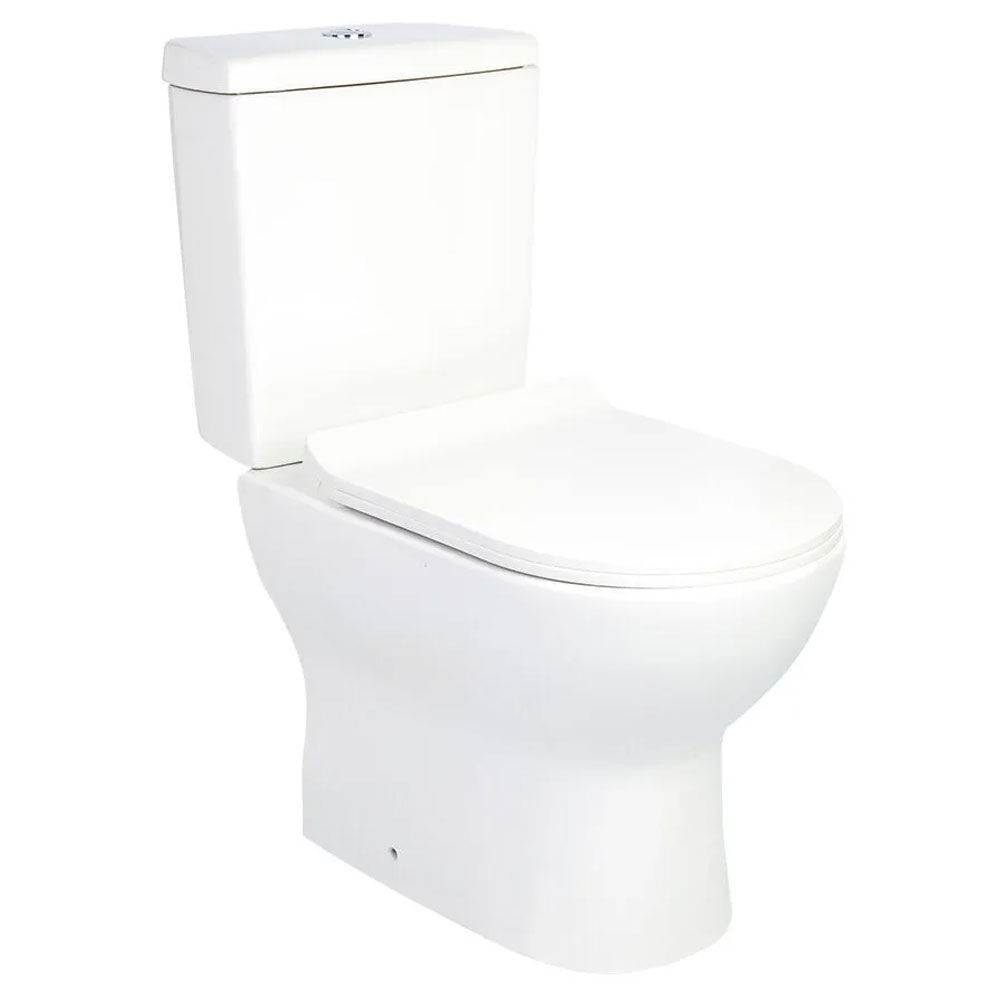 Kit Vaso Sanitário com Caixa Acoplada 3/6L Munique Branco Addra