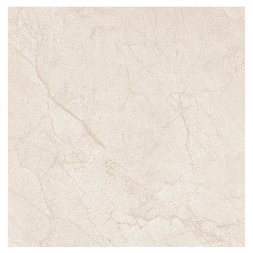 Porcelanato Polido Retificado Extra Luxor Cream 75x75cm Dora (Caixa com 1,69m²)