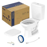 Kit Vaso Sanitário com Caixa Acoplada Art Branco Incepa
