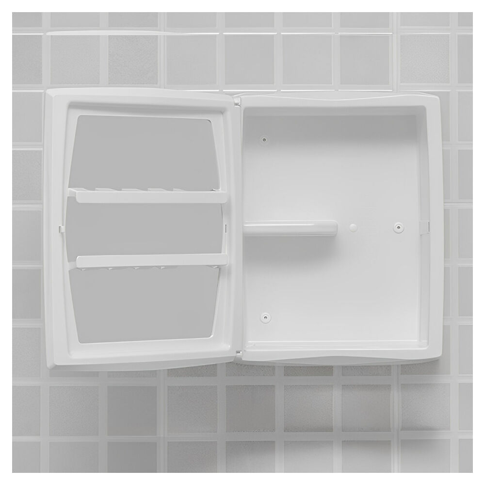 Armário Plástico Versátil com Porta Reversível 30x37cm de Sobrepor Branco Astra