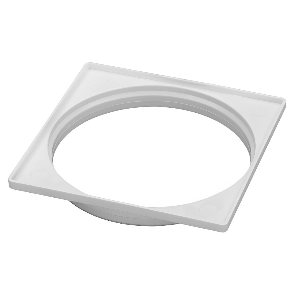 Porta Grelha Quadrada DN100 N°58 Branca Krona