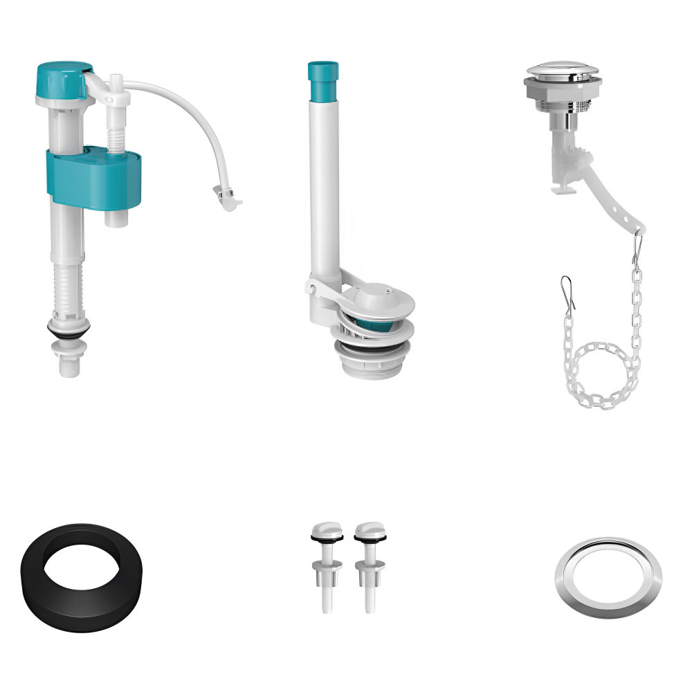 Kit Universal Completo para Caixa Acoplada Simples Deca