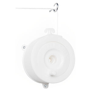 Varal Retrátil de Plástico18m Stick Branco Secalux