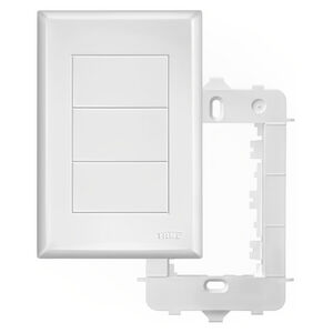 Placa 4x2 com Suporte Cega Evidence 2883 Fame Placa 4x2 com Suporte Cega Evidence 2883 Fame