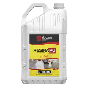 Resina Pu Alto Tráfego Base Água com Catalisador 5L Dacapo