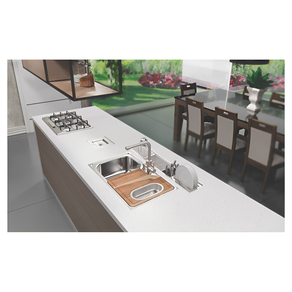 Canal Organizador para Sobrepor em Aço Inox 60x18cm Tramontina