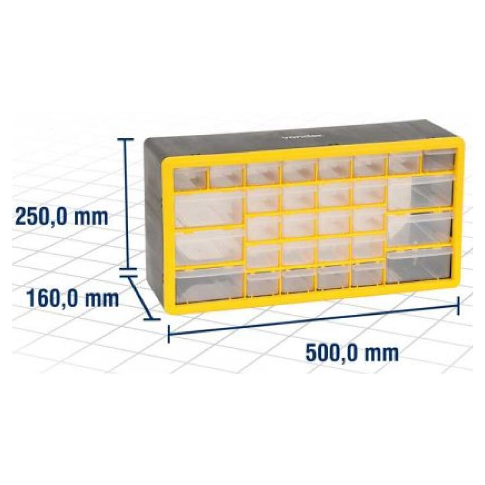 Organizador Plástico 30 Gavetas OPV-0300 Vonder