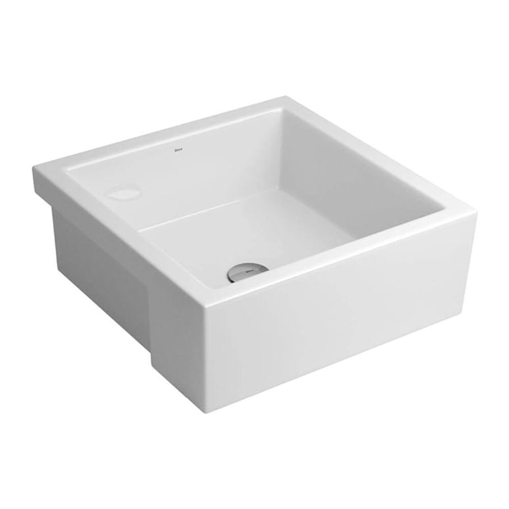 Cuba de Semi Encaixe Quadrada Branco Deca
